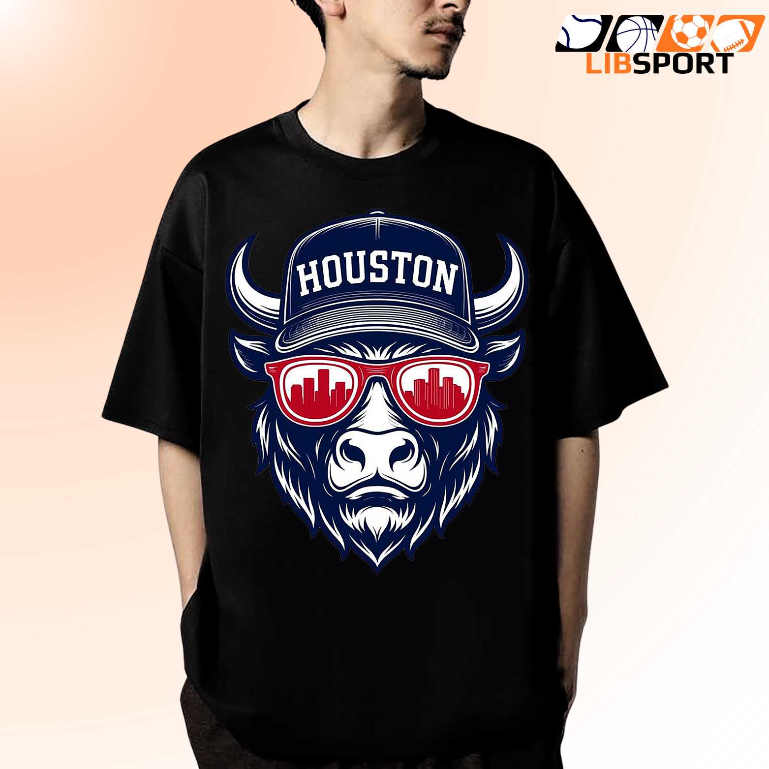 Houston Texans City Bull T Shirt, Nfl Streetwear Tee, Unisex T-Shirt